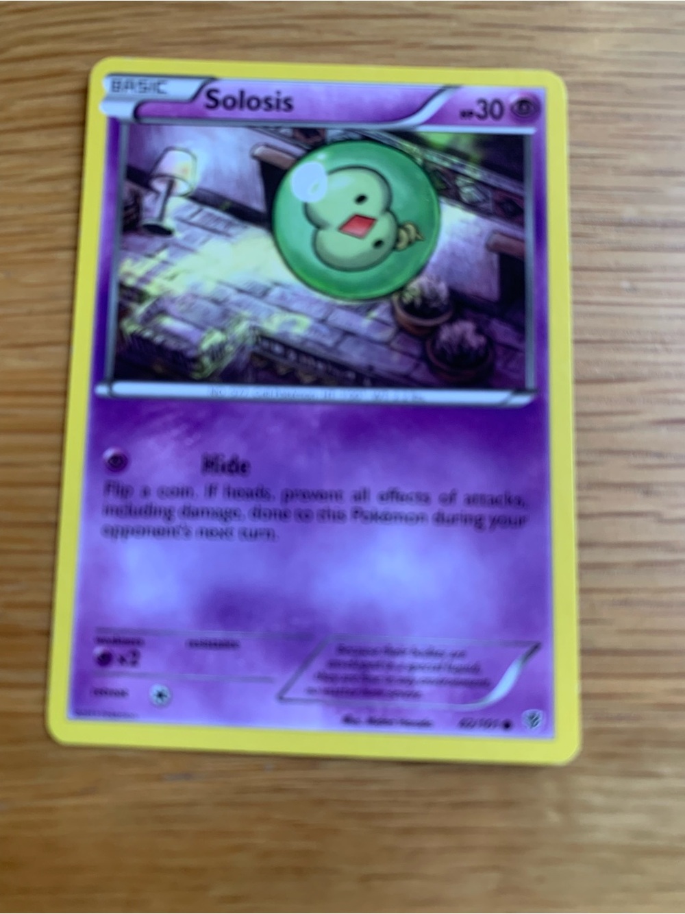 Solosis™ Purple Small Pets Card Sleeve - Protective Pokémon Art Display